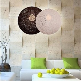 CreativeAmerican Country Creative Cany Art Color Droplight και Φωτιστικό σφαιρικού σχήματος