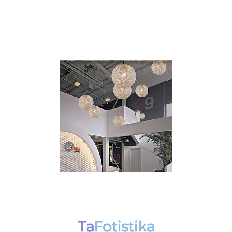 CreativeAmerican Country Creative Cany Art Color Droplight και Φωτιστικό σφαιρικού σχήματος