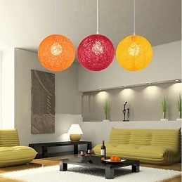 CreativeAmerican Country Creative Cany Art Color Droplight και Φωτιστικό σφαιρικού σχήματος