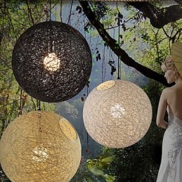 CreativeAmerican Country Creative Cany Art Color Droplight και Φωτιστικό σφαιρικού σχήματος