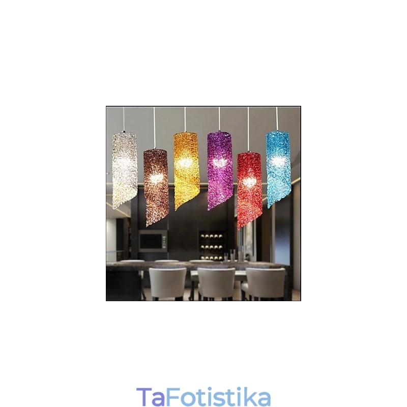 Δημιουργικές λάμπες Μονοκεφαλής Κυλινδρικός Στρογγυλός Μακρύς Κύλινδρος Αλουμινίου