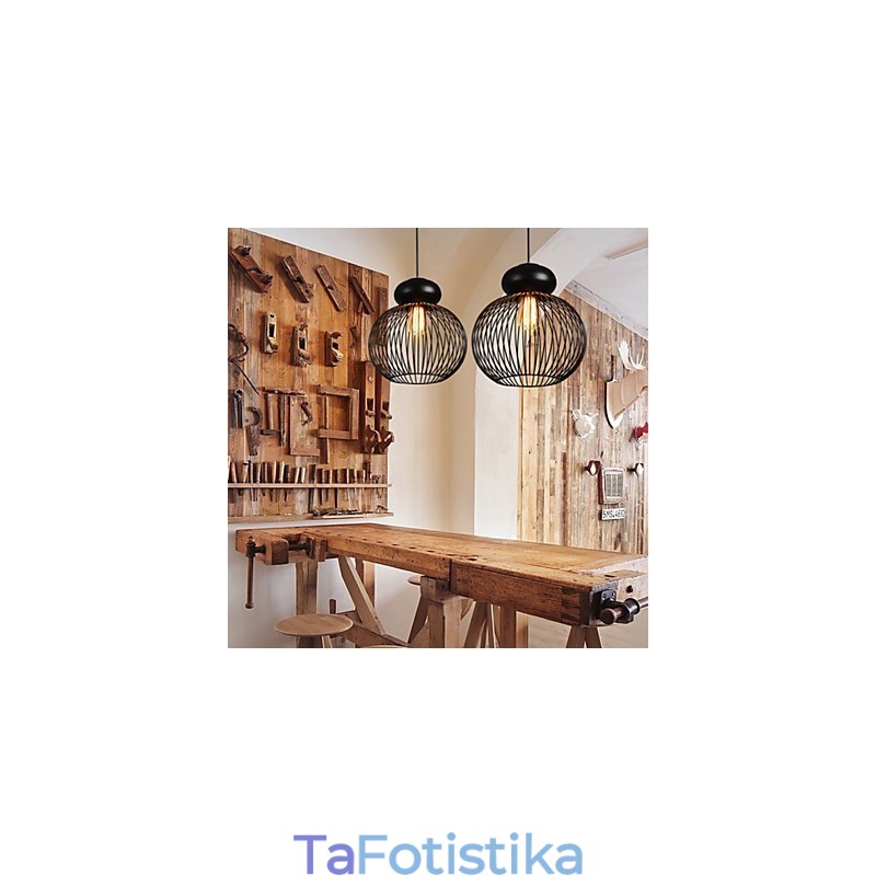 Μεταλλικό κρεμαστό φωτιστικό Retro Designers