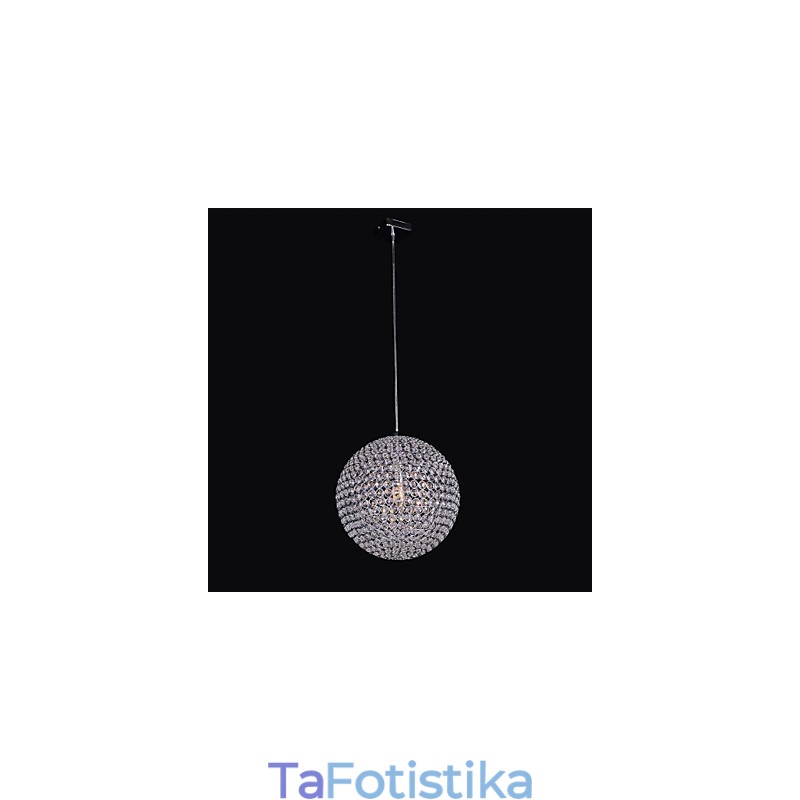 Απλός σφαιρικός μεταλλικός σκελετός Κρυστάλλινος πολυέλαιος K9