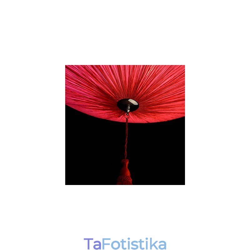 Lotus Leaf Modern Marine Cloth Art Droplight Of Red Lanterns Light Lamp