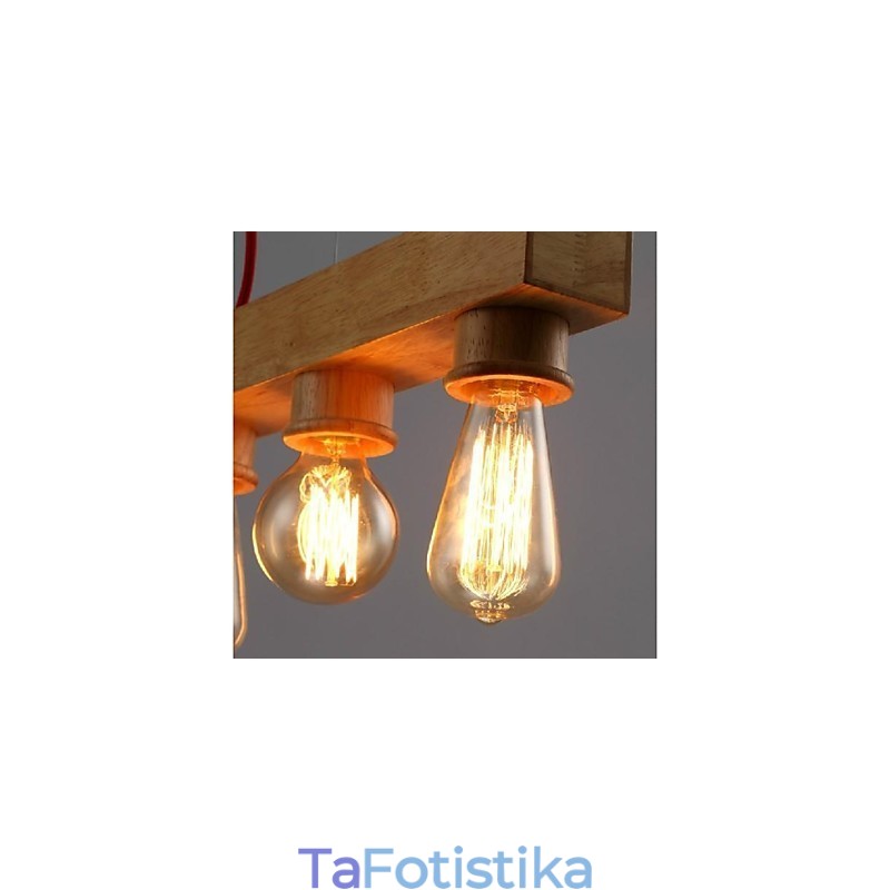 Μοντέρνο Σύγχρονο Παραδοσιακό Κλασικό Μίνι Φωτιστικό Κρεμαστό Ξύλο Μπαμπού