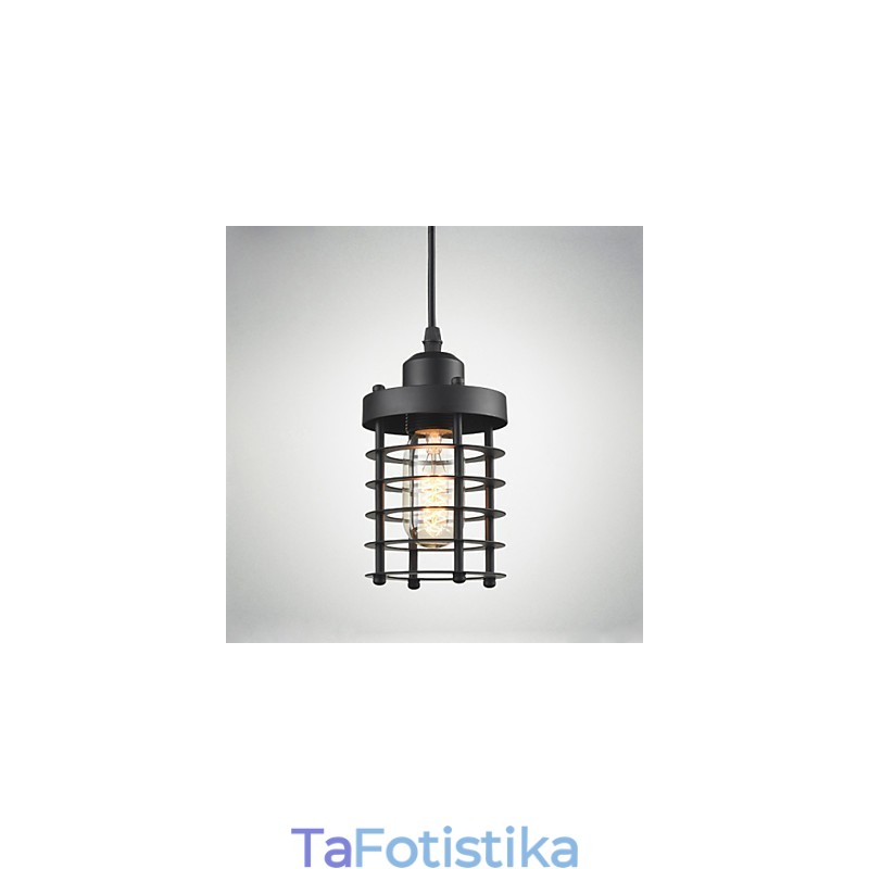 Ρετρό φωτιστικό οροφής Industrial Iron Vintage Πολυέλαιος Shop Κρεμαστό Φωτιστικό