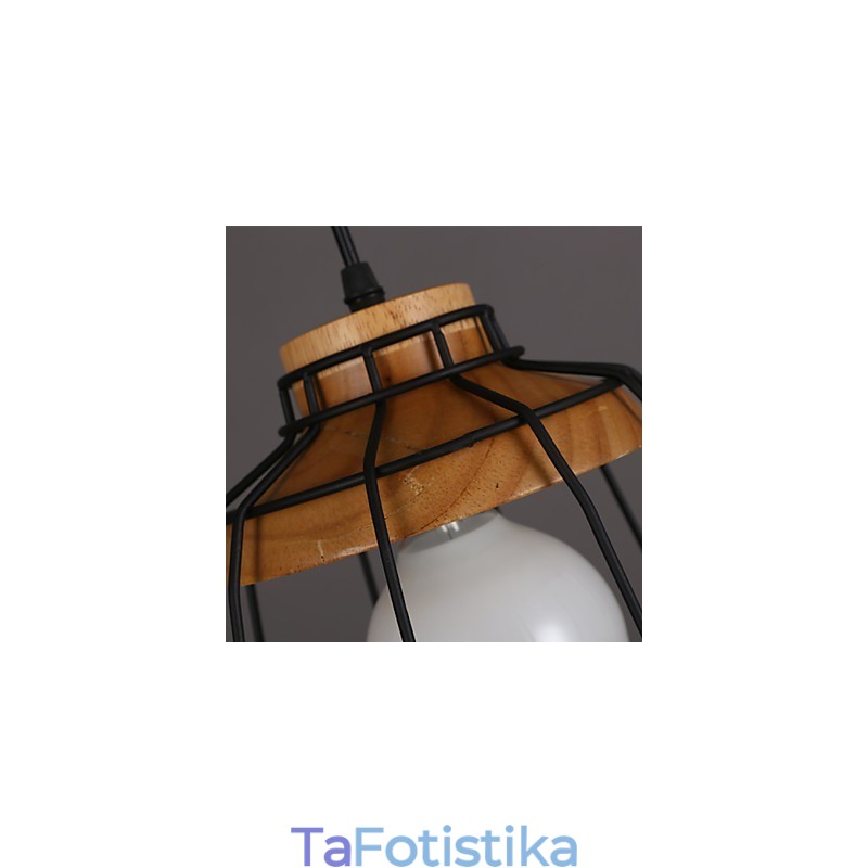 Nordic Creative Wrought Iron Chandelier Cafe Retro Net Droplight