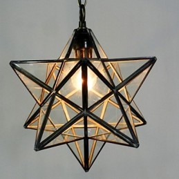 The Pentagon Star Light Contracted and Contemporary Chandelier Lamp