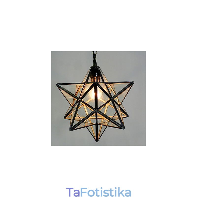 The Pentagon Star Light Contracted and Contemporary Chandelier Lamp
