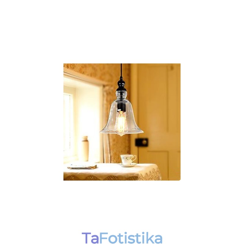 European Contracted Loft Glass Chandelier Bell