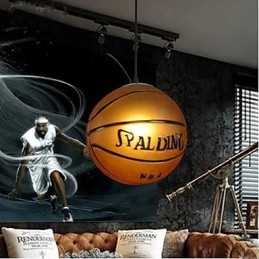 Γυάλινο μενταγιόν Cafe ρετρό μενταγιόν μπάσκετ