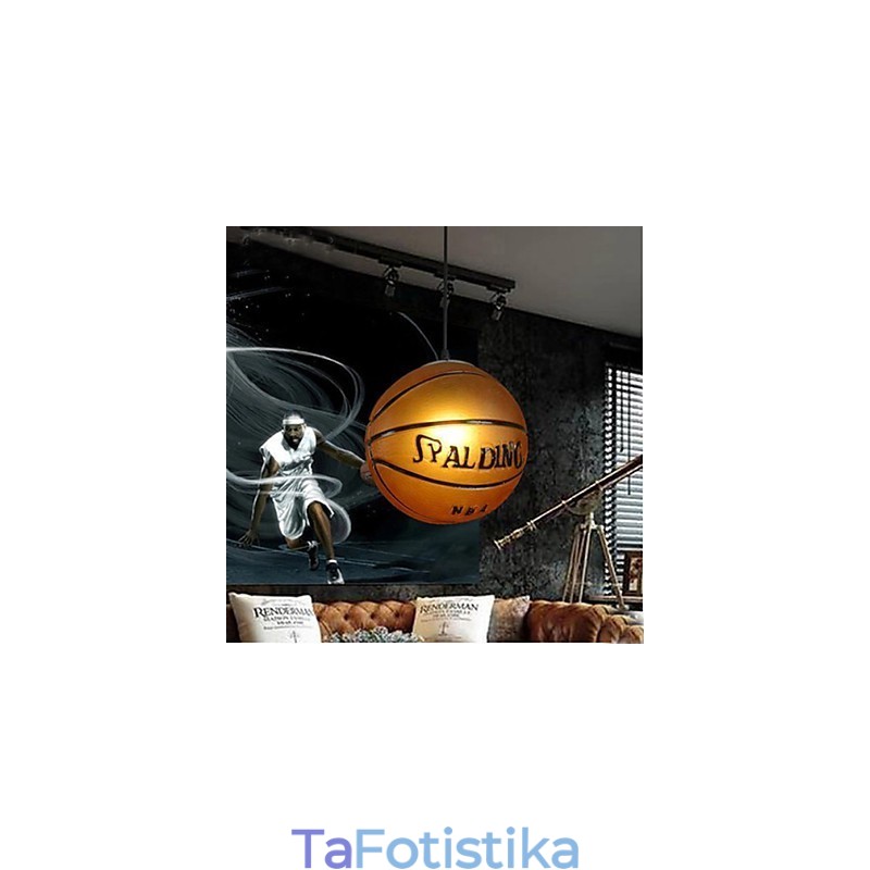 Γυάλινο μενταγιόν Cafe ρετρό μενταγιόν μπάσκετ