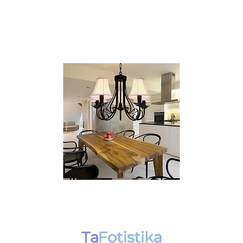 Παραδοσιακός Κλασικός Αντικέ ορειχάλκινος πολυέλαιος