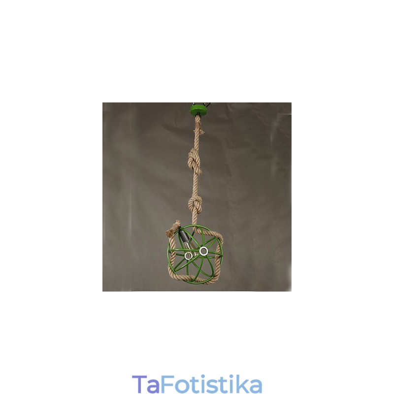 Retro Cafe Art Πολυέλαιος Πολυέλαιος Σχοινί