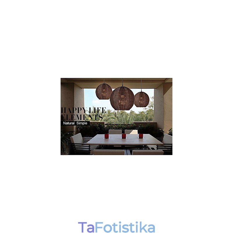 Μοντέρνο Σύγχρονο Φανάρι με μεταλλικό κρεμαστό φως Country Globe