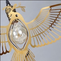Ρετρό χαρτί κοπής Art Bird επιμετάλλωση