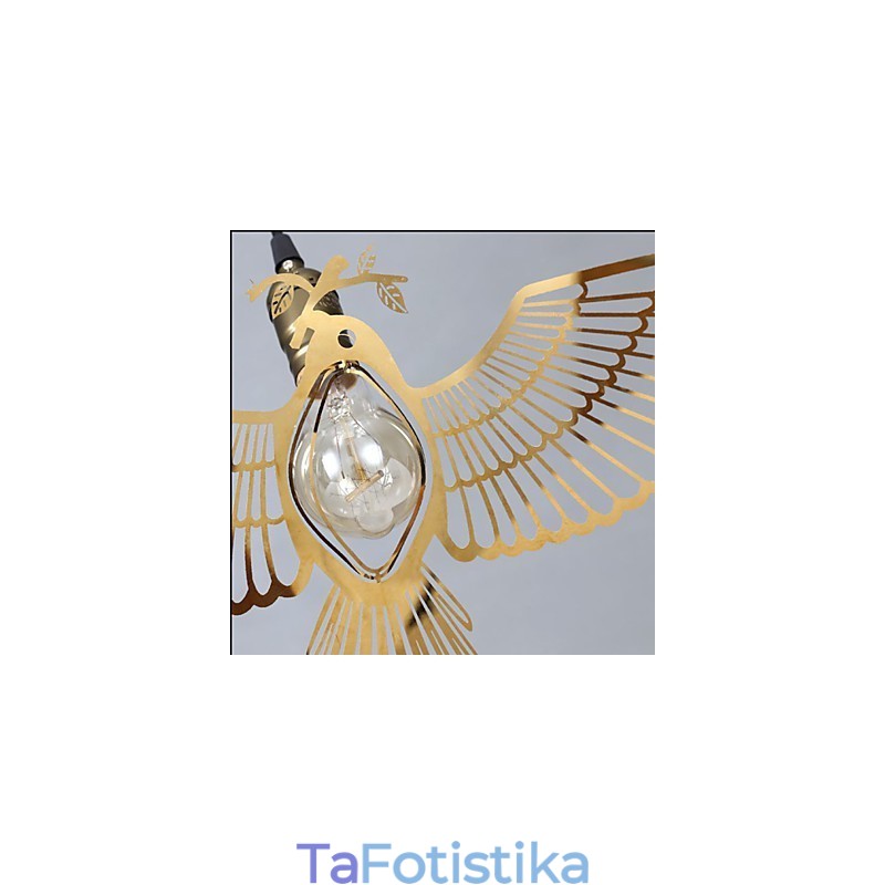 Ρετρό χαρτί κοπής Art Bird επιμετάλλωση