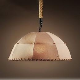 Συμβόλαιο Nordic Vintage Linens Hemp Rope American Country Droplight Lamp