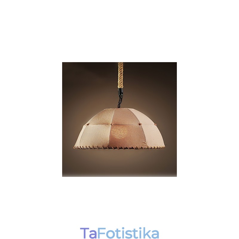 Συμβόλαιο Nordic Vintage Linens Hemp Rope American Country Droplight Lamp