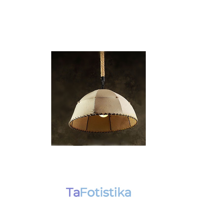 Συμβόλαιο Nordic Vintage Linens Hemp Rope American Country Droplight Lamp