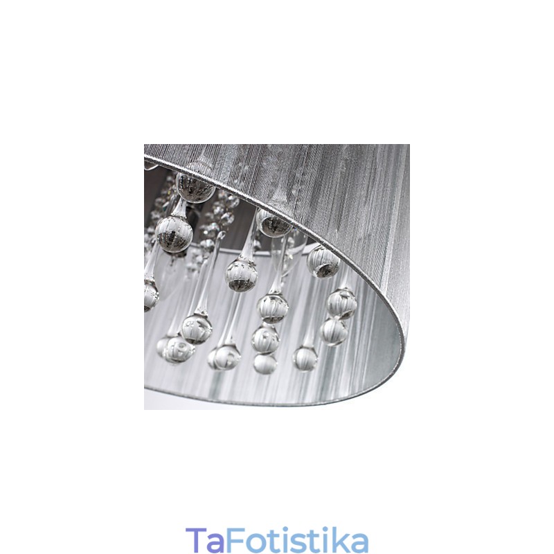 Παραδοσιακός Κλασικός Μεταλλικός Πολυέλαιος Κρυστάλλινο Χρώμιο
