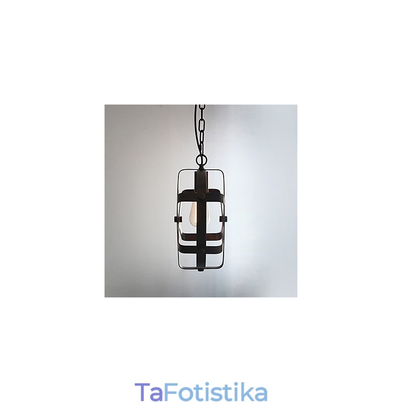 Vintage στυλ Βιομηχανικό στρογγυλό κρεμαστό φως σοφίτα Έπιπλα σπιτιού διακοσμητικός πολυέλαιος