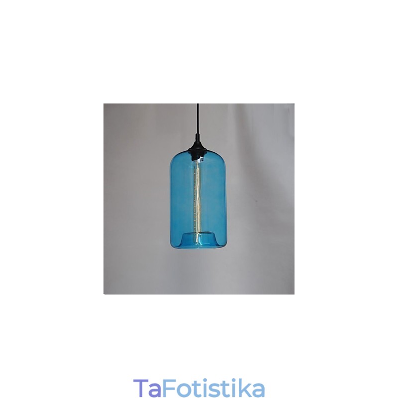 Μπουκάλι Σχέδιο Μενταγιόν 1 Φωτιστικό με Διάφανη Απόχρωση