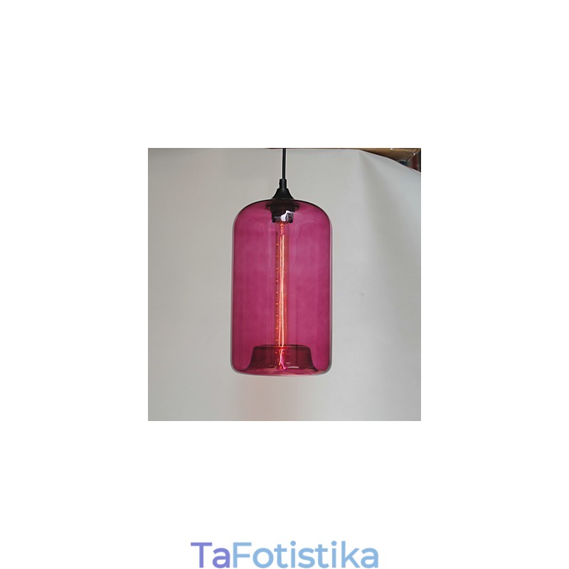 Μπουκάλι Σχέδιο Μενταγιόν 1 Φωτιστικό με Διάφανη Απόχρωση