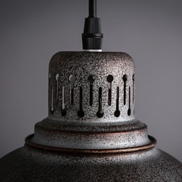 Retro Mini Style Ζωγραφική Μεταλλικό Κρεμαστό Φωτιστικό σε εξωτερικούς χώρους