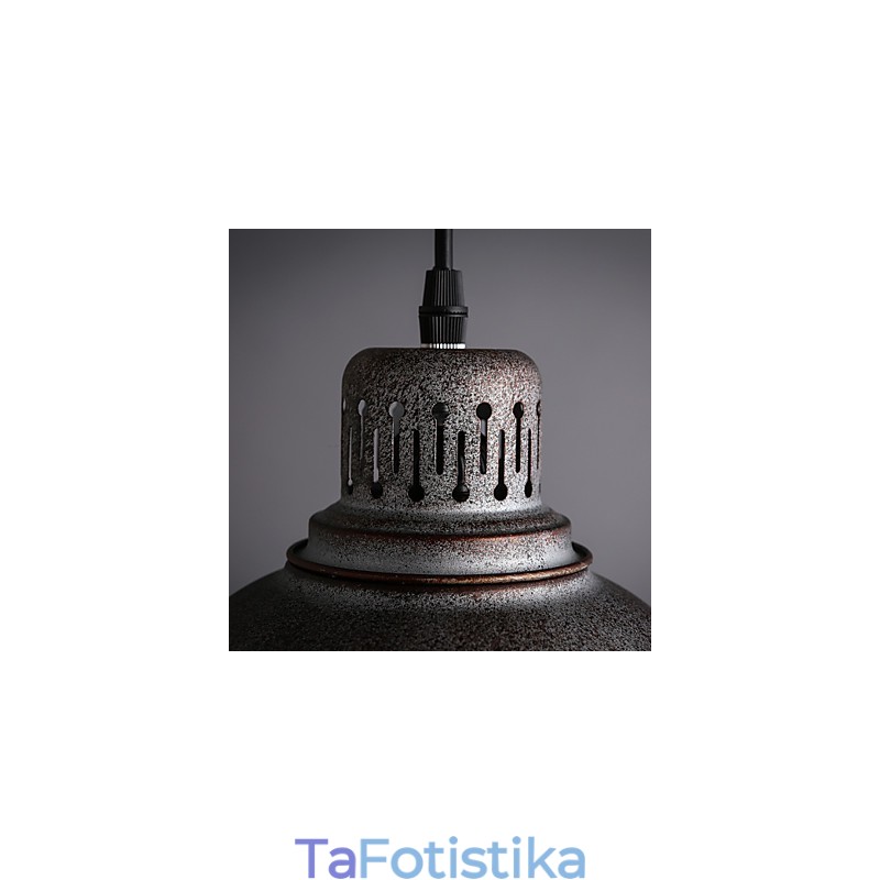 Retro Mini Style Ζωγραφική Μεταλλικό Κρεμαστό Φωτιστικό σε εξωτερικούς χώρους