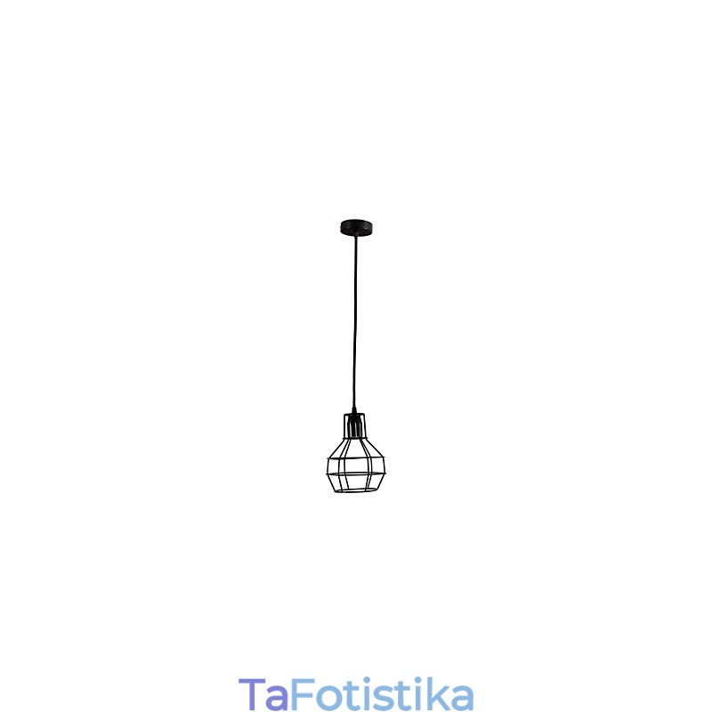 Retro Mini Style Painting Μεταλλικό Κρεμαστό Φωτιστικό Γκαράζ