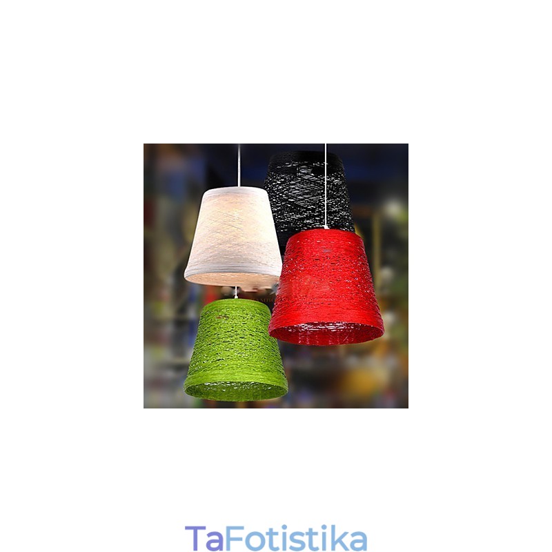 Μοντέρνο Rural Cany Art Woven Rattan Μονό Φωτιστικό σταγονόμετρου