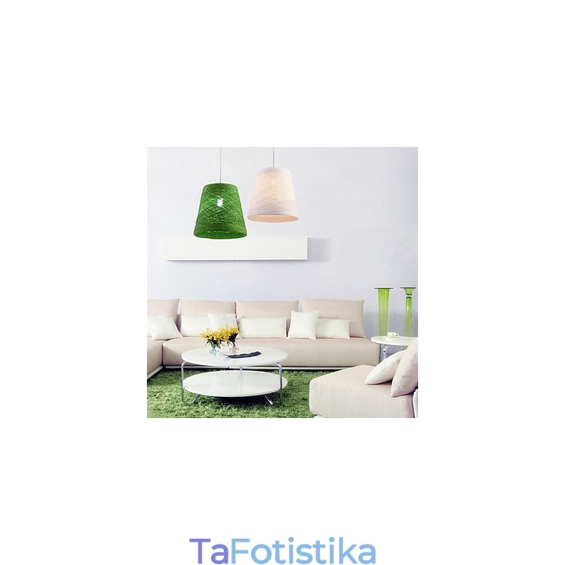 Μοντέρνο Rural Cany Art Woven Rattan Μονό Φωτιστικό σταγονόμετρου