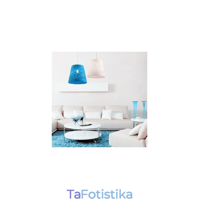 Μοντέρνο Rural Cany Art Woven Rattan Μονό Φωτιστικό σταγονόμετρου