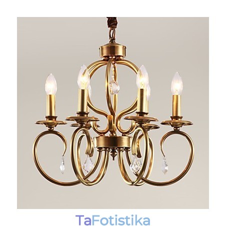Πολυέλαιος Κρεμαστό Φωτιστικό Mini Style Traditional Classic Metal Πολυέλαιος Κρεμαστό Φωτιστικό Mini Style Traditional Classic Metal