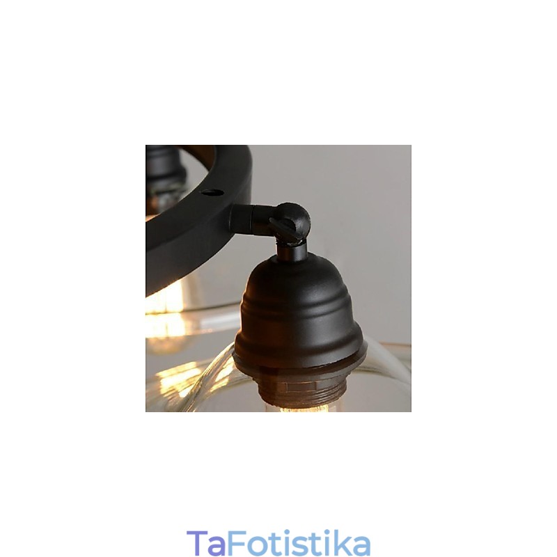 Παραδοσιακό Κλασικό Vintage Ρετρό Φανάρι Country Mini Ζωγραφική Μεταλλικό Κρεμαστό Φωτιστικό Τραπεζαρία