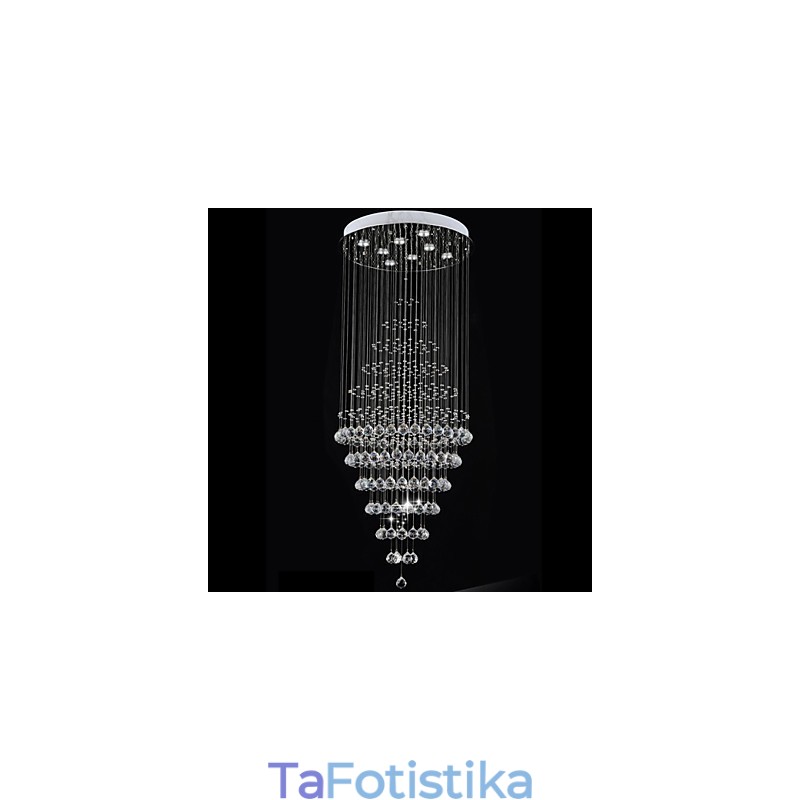 Μοντέρνο κρεμαστό κρεμαστό φωτιστικό πολυελαίου κρεμαστό φωτιστικό οροφής με 8 λαμπτήρες H180CM