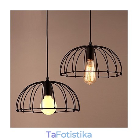 Μεταλλικό κρεμαστό φωτιστικό Retro Designers Μεταλλικό κρεμαστό φωτιστικό Retro Designers