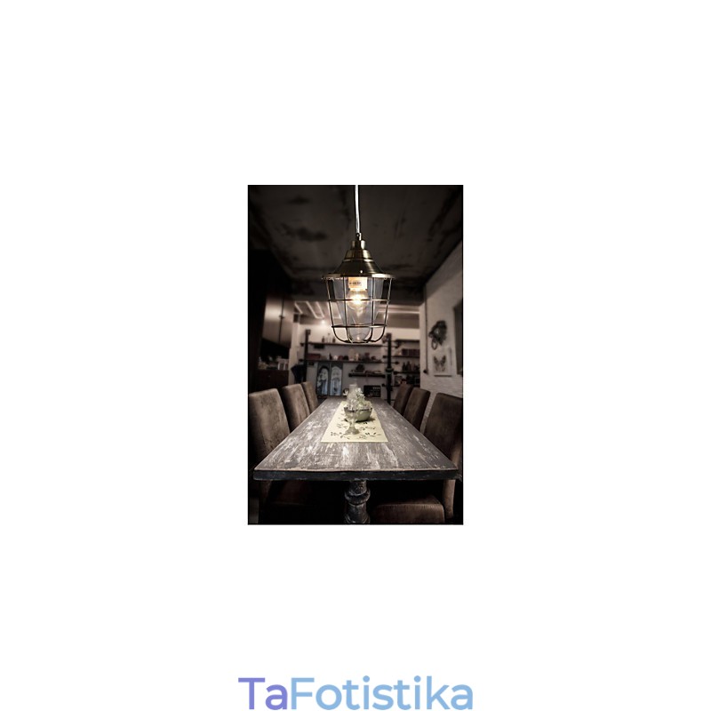Ρετρό Μίνι Ηλεκτροεπιμεταλλωμένο Μεταλλικό Κρεμαστό Φωτιστικό