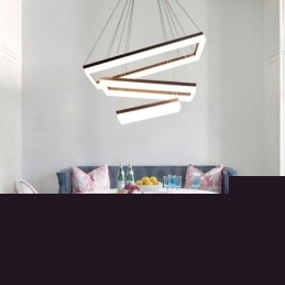Wi Fi Smart Dimmable 3 επιπέδων μοντέρνο μοντέρνο οικιακό φωτιστικό κρεμαστό