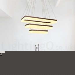 Wi Fi Smart Dimmable 3 επιπέδων μοντέρνο μοντέρνο οικιακό φωτιστικό κρεμαστό