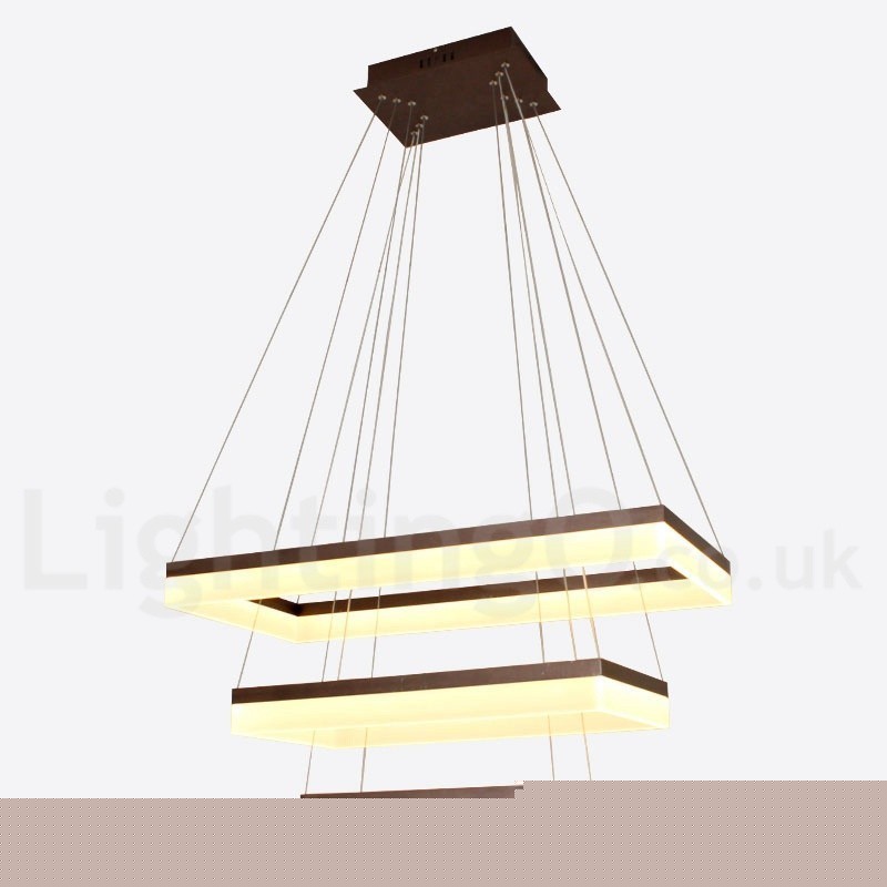 Wi Fi Smart Dimmable 3 επιπέδων μοντέρνο μοντέρνο οικιακό φωτιστικό κρεμαστό