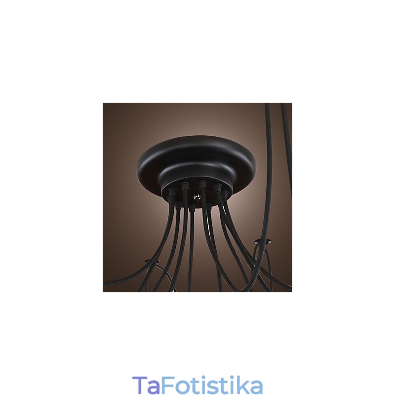 Περιλαμβάνονται λαμπτήρες Vintage σχεδιασμού πολυελαίου Living 10 Lights Κρεμαστό φως