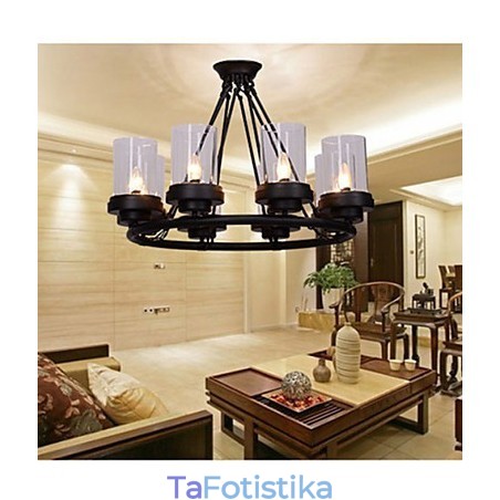 Κρεμαστά φωτάκια Mini Style Rustic Lodge Vintage Metal Κρεμαστά φωτάκια Mini Style Rustic Lodge Vintage Metal