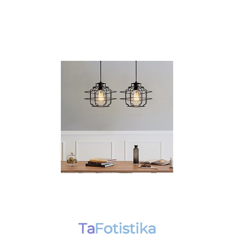 Μεταλλικό κρεμαστό φωτιστικό Retro Designers