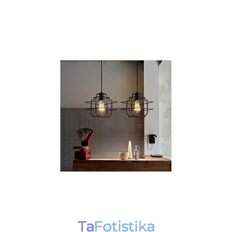 Μεταλλικό κρεμαστό φωτιστικό Retro Designers