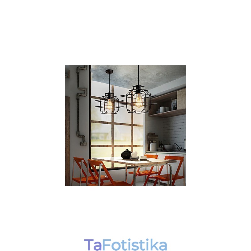 Μεταλλικό κρεμαστό φωτιστικό Retro Designers