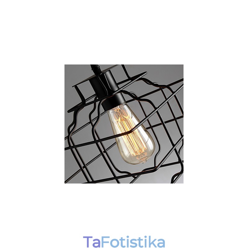 Μεταλλικό κρεμαστό φωτιστικό Retro Designers