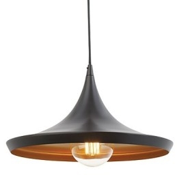 Κρεμαστό Φωτιστικό Ρετρό Vintage Σχέδιο Tom Dixon Μαύρο Φωτιστικό Κρεμαστό Πίνακας