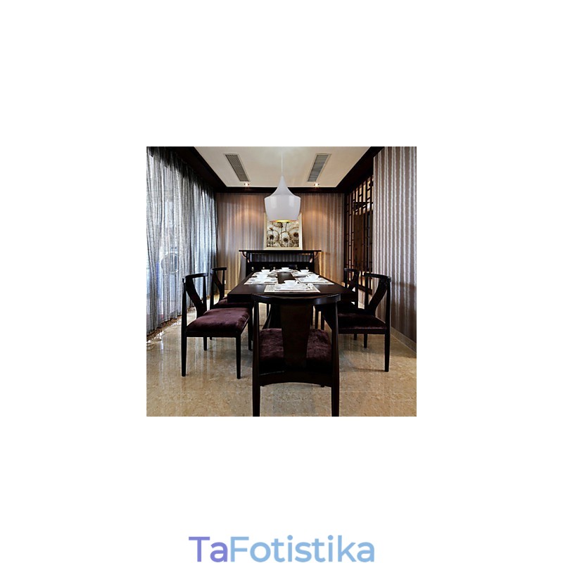 Κρεμαστό φωτιστικό Retro Vintage Tom Dixon Design Μαύρο Λευκό Κρεμαστό φωτιστικό Cafe τύπου